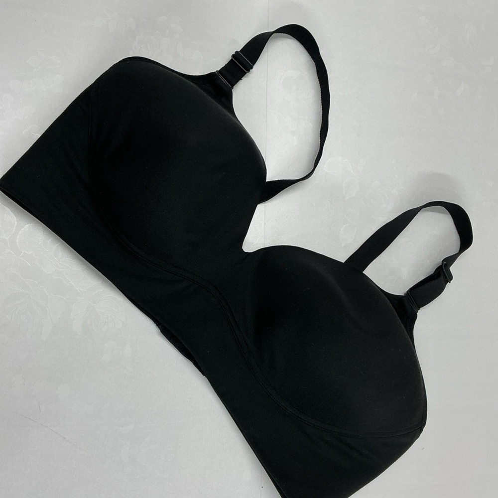 Warner's Black Seamless T-Shirt Bra - Smooth Support - Picture 4 of 4